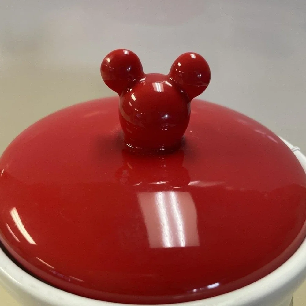 Disney Mickey and Friends Ceramic Kitchen Canister Cookie Jar with Mickey Lid
